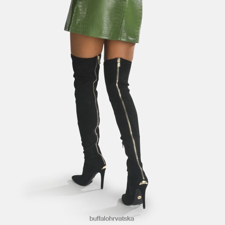 crno Buffalo marjorie2 vegan preko koljena |čizme TDD6T869
